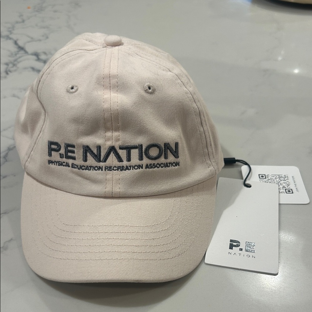 P.E Nation Light Beige Cap BNWT